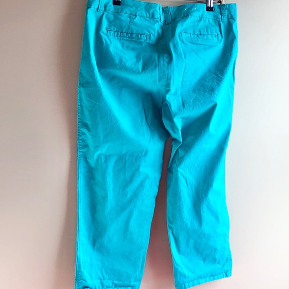 Crown & Ivy Teal Khakis - Picture 3 of 3